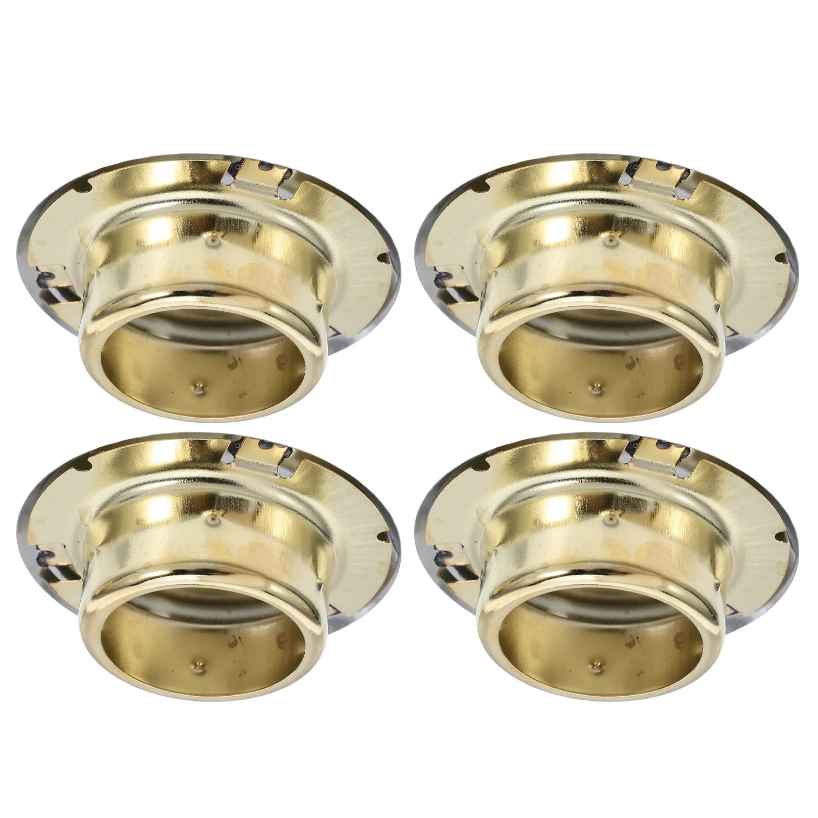 4Pcs Concealed Sprinkler Head Sprinkler System Ceiling Mount Threaded Nozzle Protector for Home Commercial Spaces