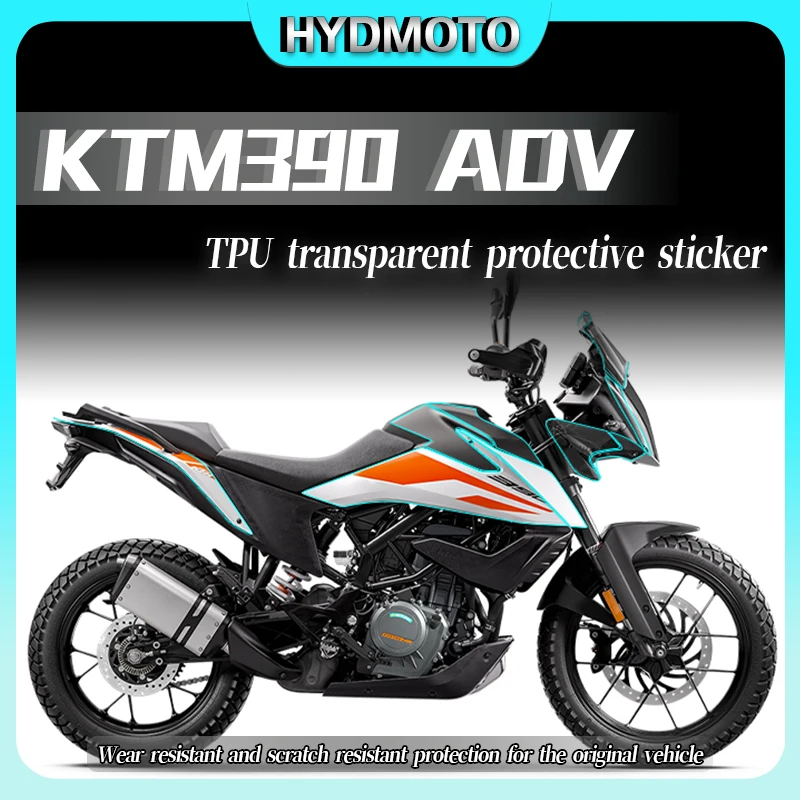 For KTM 390ADV transparent protective film TPU invisible car cover whole car scratch repair waterproof modification accessories