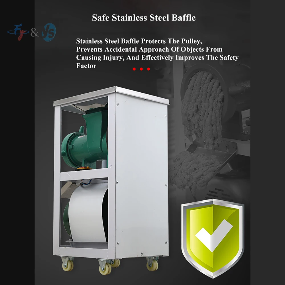 32/42/52 Type Commercial Meat Grinder Chicken Bone Fish Bone Grinder Machine Pork Beef Grinding Machine (With Motor)