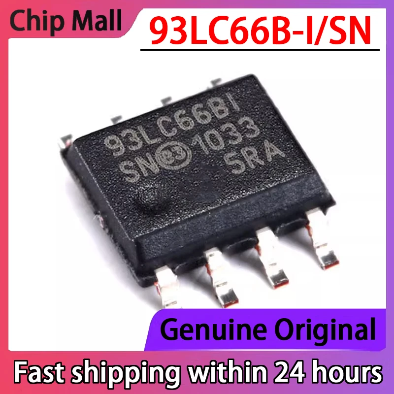 

5PCS Chip 93LC66B-I/SN 93LC66BI Memory IC Chip SOP-8