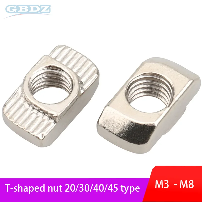 

Сверхмощные Т-образные гайки 20/30/40/45, европейский стандарт Din, национальный стандарт, крепежные детали для оборудования автоматизации Gb