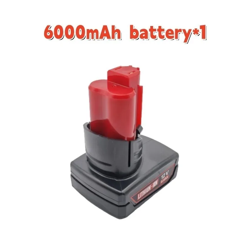 High capacity 12V lithium battery assembly matching Milwaukee M12, fits 48-11-2420 48-11-2411 cordless working devices