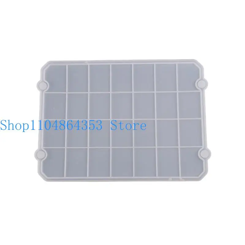 652F Large Rectangular Silicone Resin Tray Mold DIY Tool Silicone Casting Mold