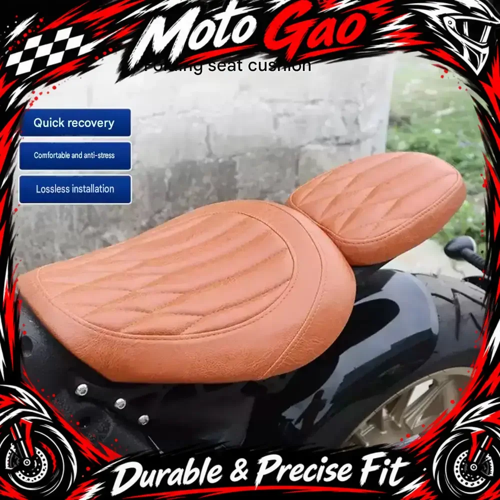 【Precise Fit】Modified folding seat cushion, double seat cushion with hidden design, suitable for BENDA NAPOLEON BOB 500 450.