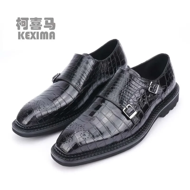 KEXIMA New crocodile shoes for men wear  fbreathable business s men crocodile