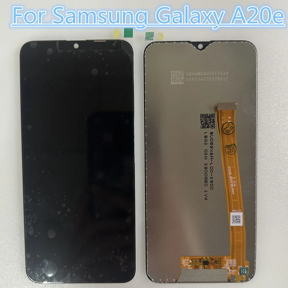 For Samsung Galaxy A20e A202 A202F A202DS LCD Display Touch Screen Digitizer Assembly A20e LCD with frame