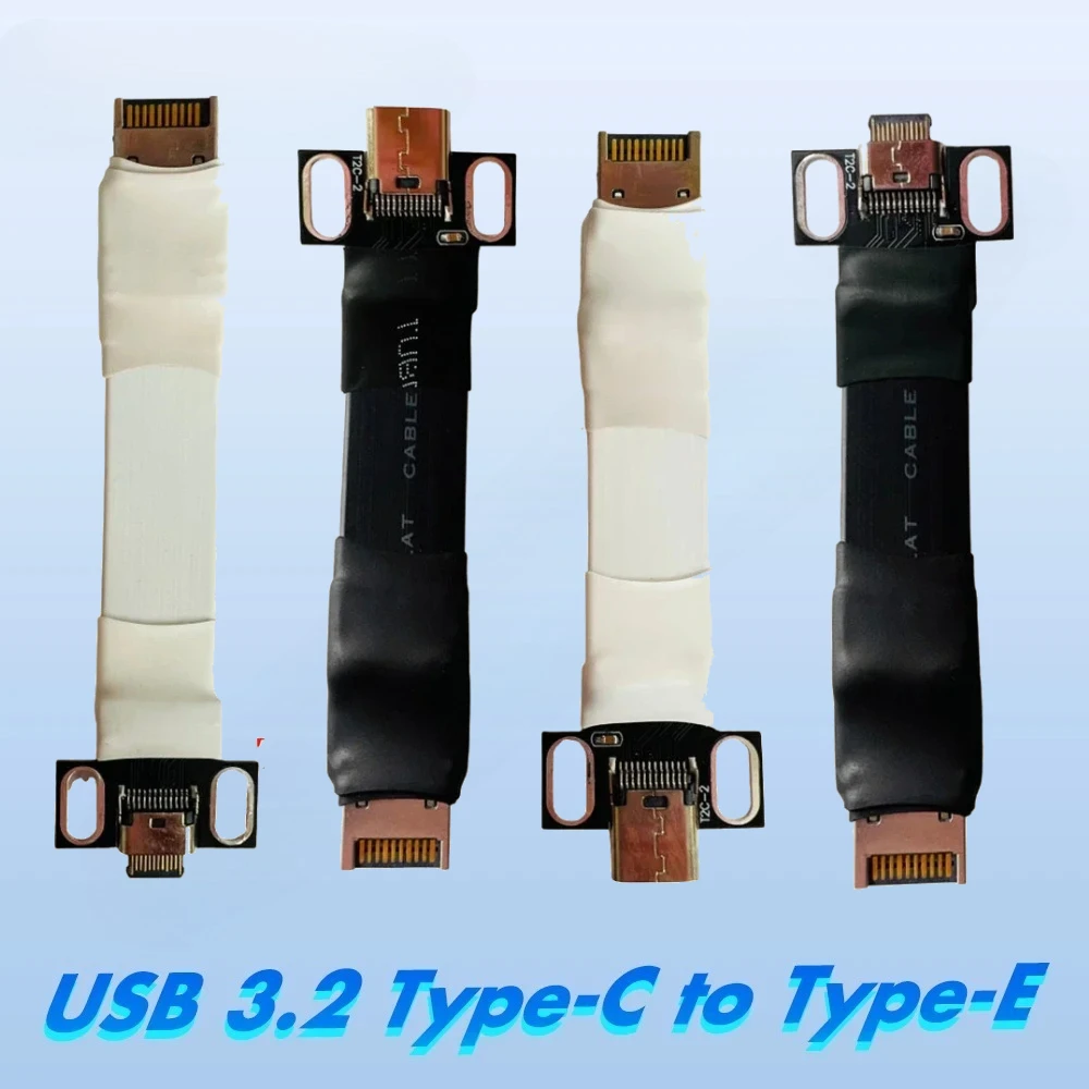 

FPV USB3.2 Gen2 головка передней панели 10 Гбит/с высокоскоростной Тип E штекер-Тип C гнездо 3,1 Удлинительный кабель материнская плата плоский адаптер FPC