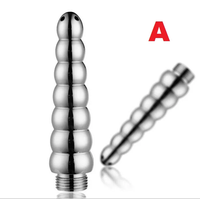 الشرج نظيفة فلوش الشرج دش رئيس المهبل كس غسل بعقب المكونات حقنة شرجية الدوش فوهة لعبة الجنس للرجال النساء مثلي الجنس المنتج