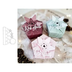 2025 New Arrival 3D Gift Star Box Metal Cutting Dies for Scrapbook Card Making Knife Mould Blade Punch Stencil  troqueles