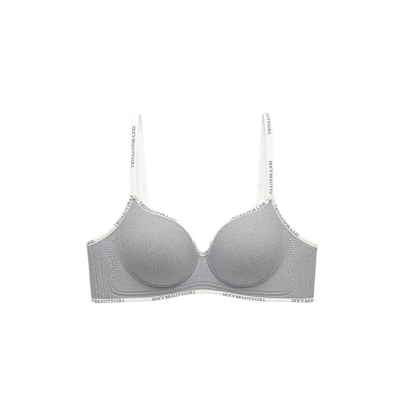 Women's Push-Up Bra for Enhanced Appearance Spring/Summer Wire-Free Soft Support Bra with Anti-Sagging Design Strapless Bra