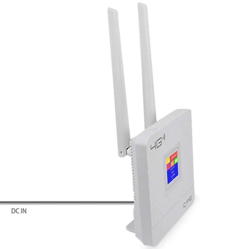 CPE903 4G Wireless Router with Sim Slot Surveillance Enterprise Wireless to Wired Portable WIFI for Home/Office(EU Plug)