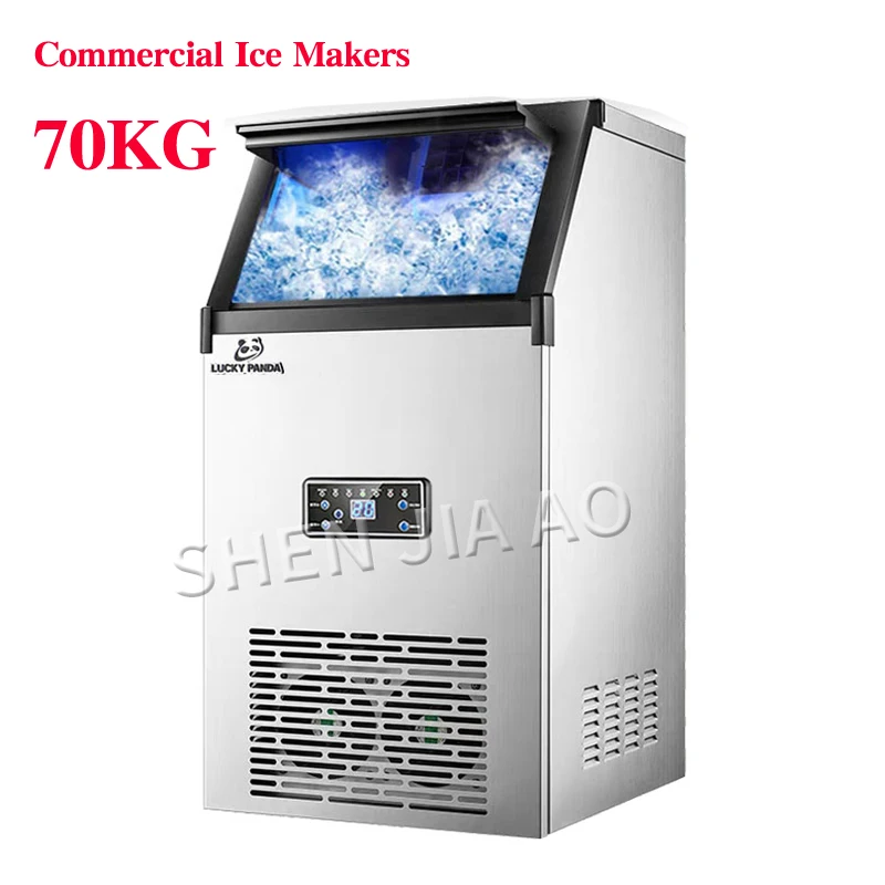 70KG Ice Production Commercial ICE MAKER Electric Ice Cube Maker for Tea Shop/bar/large Capacity Ice Making Machine 110V/220V