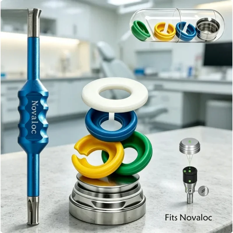 Dental Novaloc Peek Locator Fixed Insertion Cap Installation And Removal Tools For American Dentistry