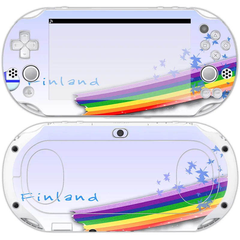 Stylish Design Vinyl Decal Skin Sticker For PSP Vita2000 Gaming Console Fresh pattern style customized