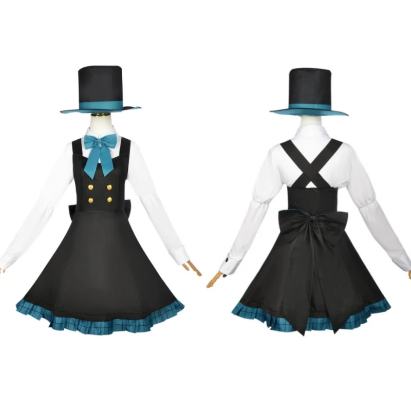 Junge Kindheit Lynette Lyney Cosplay Kostüme Perücke Schuhe Genshin Impact Fontaine Halloween Uniform Kleidung Zwillinge süßes Outfit