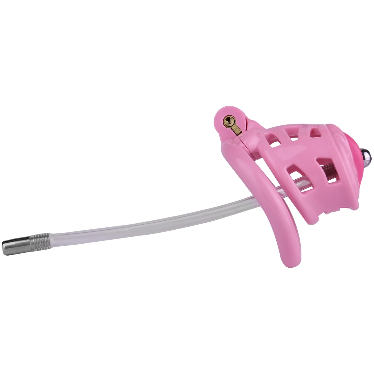 FRRK ABS الراتنج كس العفة قفص مجموعة القضيب مجرى البول الشفرين قفص القضيب 4 حجم حلقات القضيب حزام العفة الجنس لعب الكبار للرجال