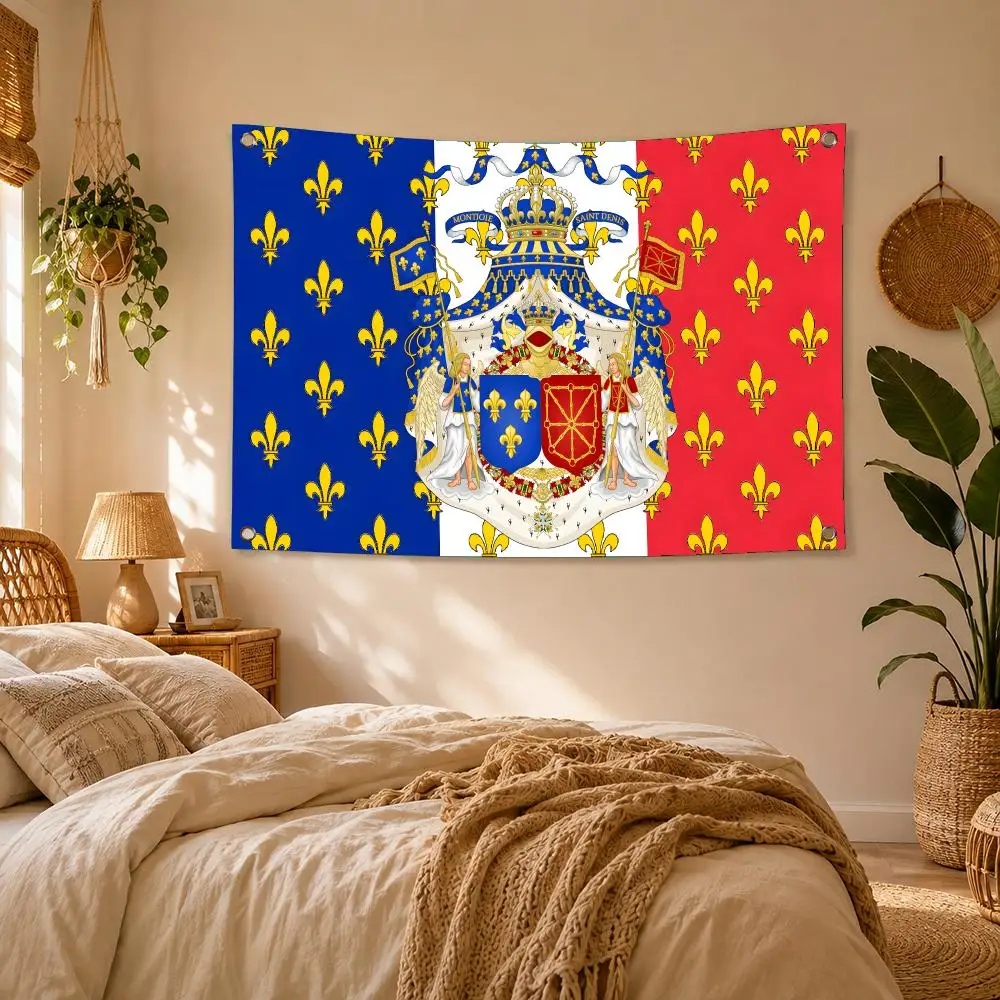 Napoleonic French Vintage Wall Flags Flag Soft skin-friendly Durable Tapestry Outdoor  Flaga  party Home bedroom Decoration