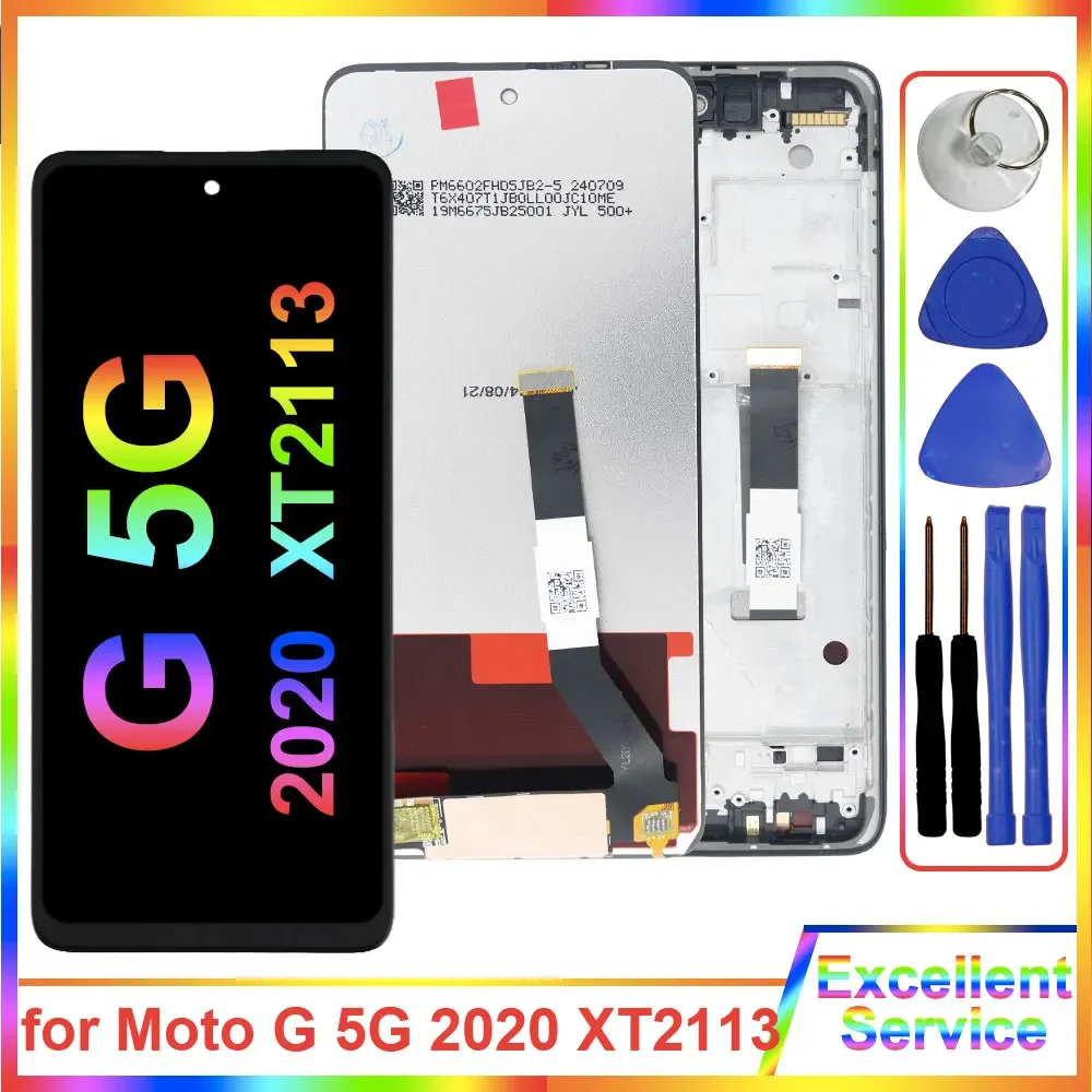 New LCD for Motorola Moto G 5G 2020 XT2113 LCD Display Touch Screen Digitizer Replacement for Moto G 5G XT2113 -3 LCD Display