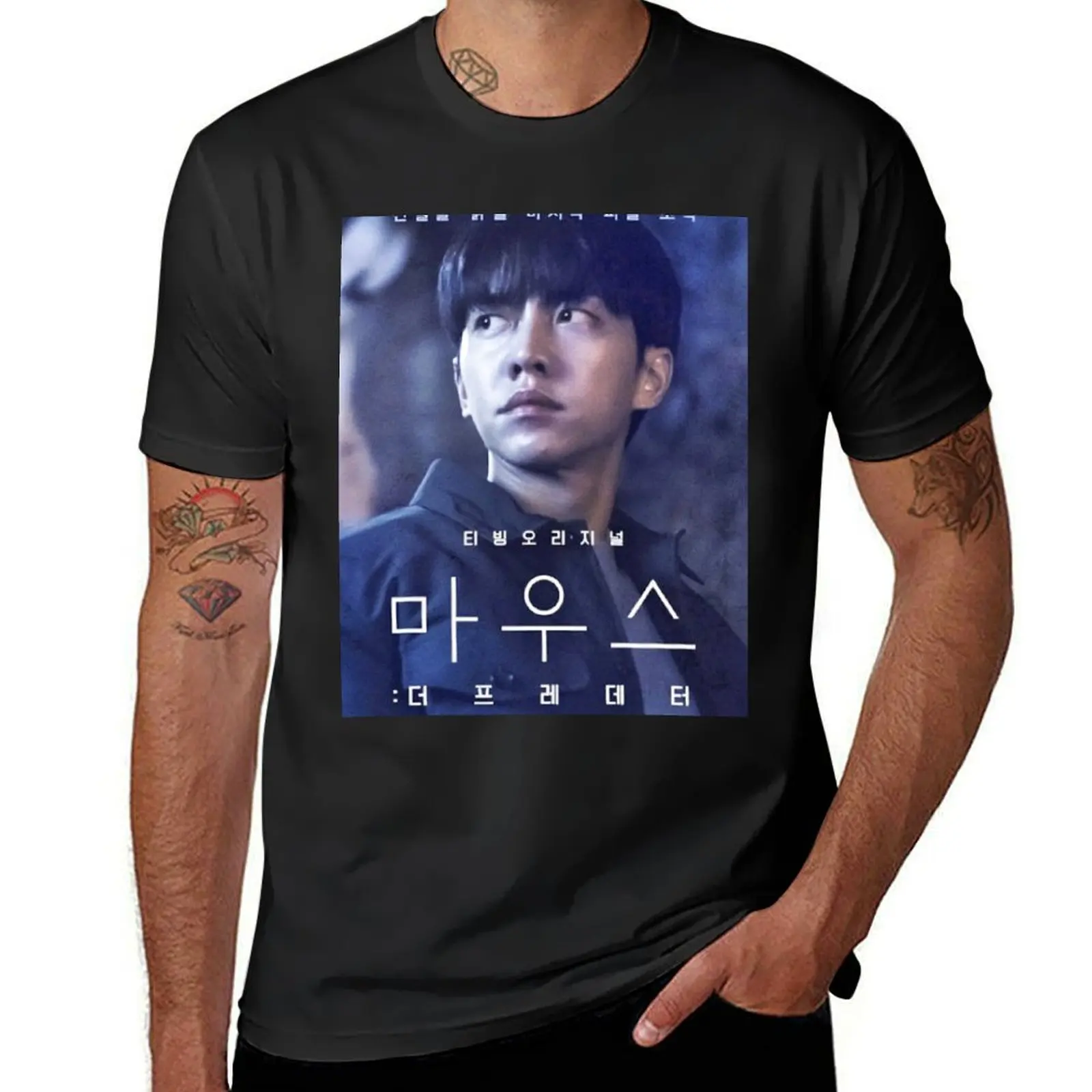 Copy of Copy of Mouse Kdrama - Lee Seung Gi T-Shirt korean fashion summer tops quick drying Men's t-shirt