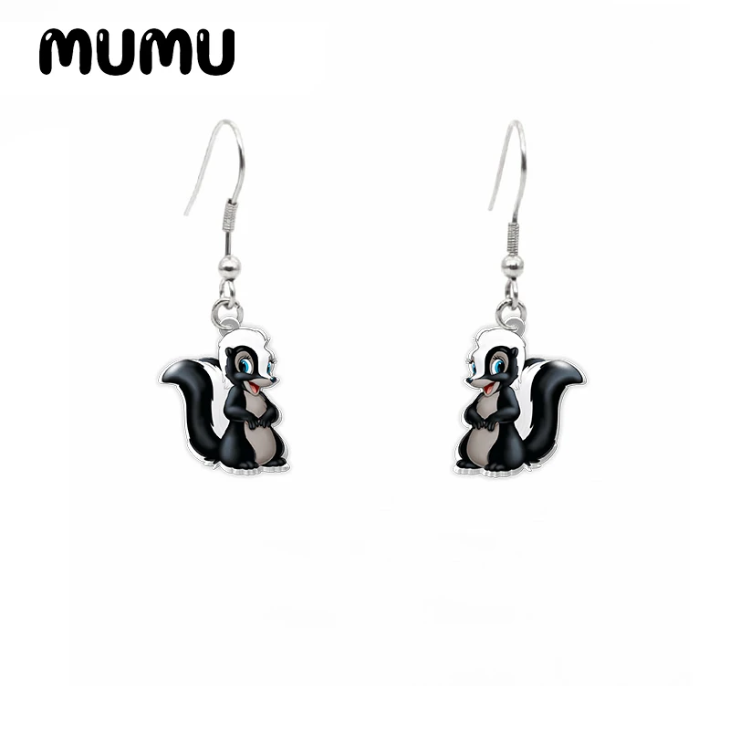 قرط استرخى بامبي الوفير ، أقراط أرنب أكريليك ، مجوهرات يدوية الصنع ، قرط خطاف راتنجات الإيبوكسي ، جديد ،