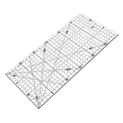 1PC Acrylic Patchwork Ruler 30x15cm Rectangle Transparent DIY Quilting Clothes Making Supplies for Children Students DIY Crafts