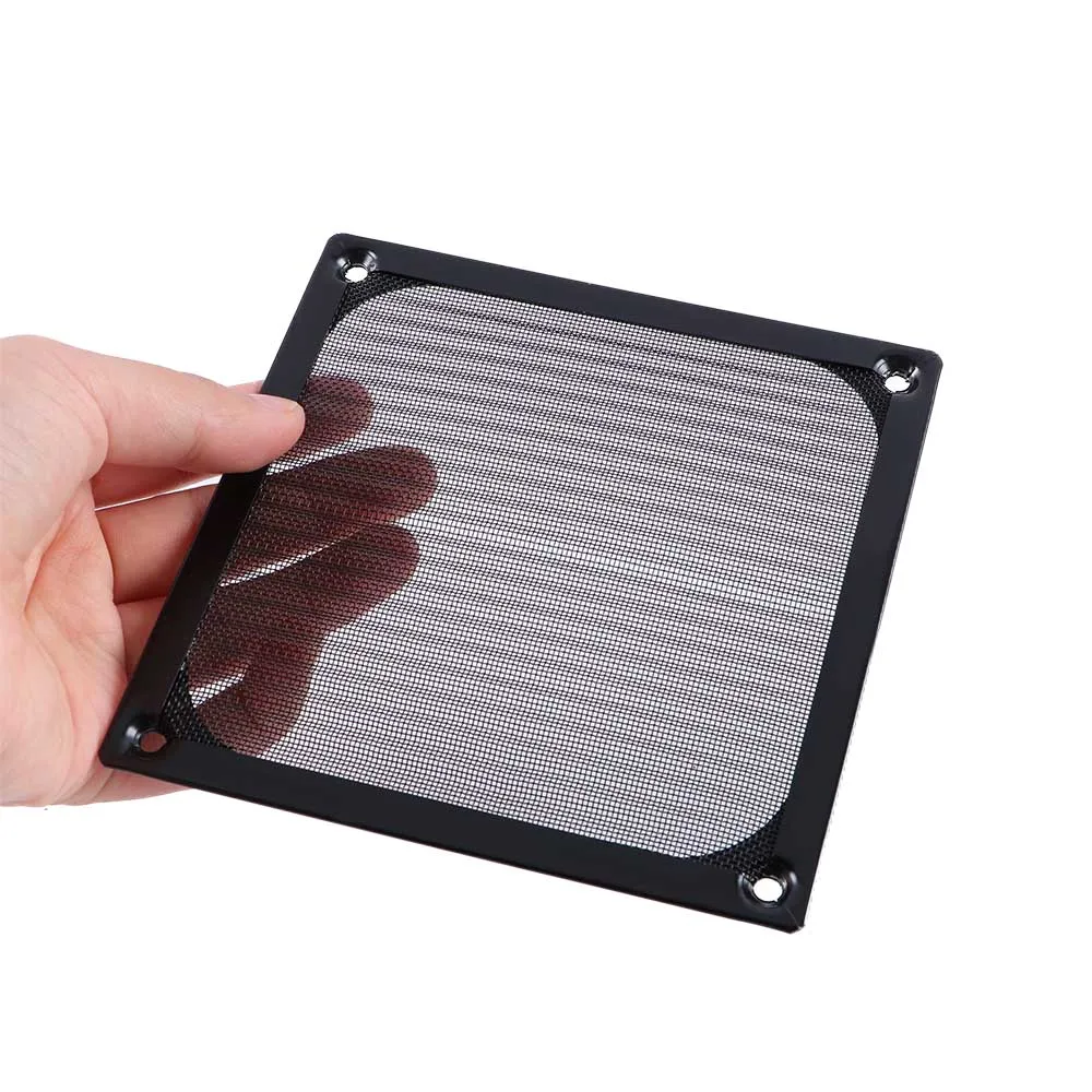 Aluminum 120mm Computer Fan Cooling Dustproof Dust Filter Shield Case Aluminum Grill Guard