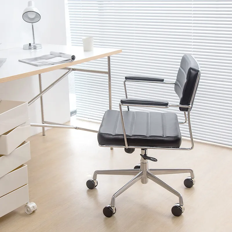 

Universal Comfortable Office Chair Wheels Modern Relaxing Study Office Chair Computer Swivel Vanity Sillas De Oficina Furniture