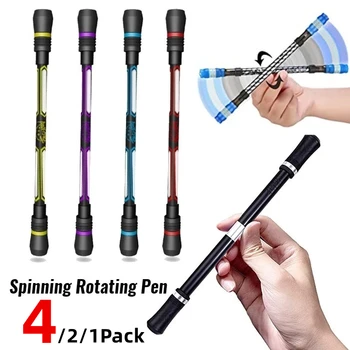 4-1Pcs Spinning Pen Roll Finger Rotierenden Stift Gaming Trick Stift Stress Releasing Gehirn Training Spielzeug für Kinder erwachsene Studenten