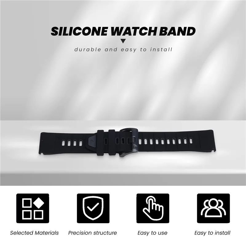 ABJF-силиконовый ремешок для часов Garmin Fenix 8 5 6 7 Pro, мягкий ремешок для мужчин и женщин, часы Garmin Forerunner 965 955 935 22 мм