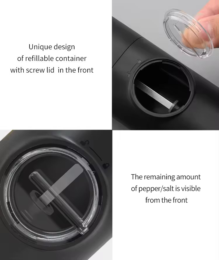 Grinder with food background