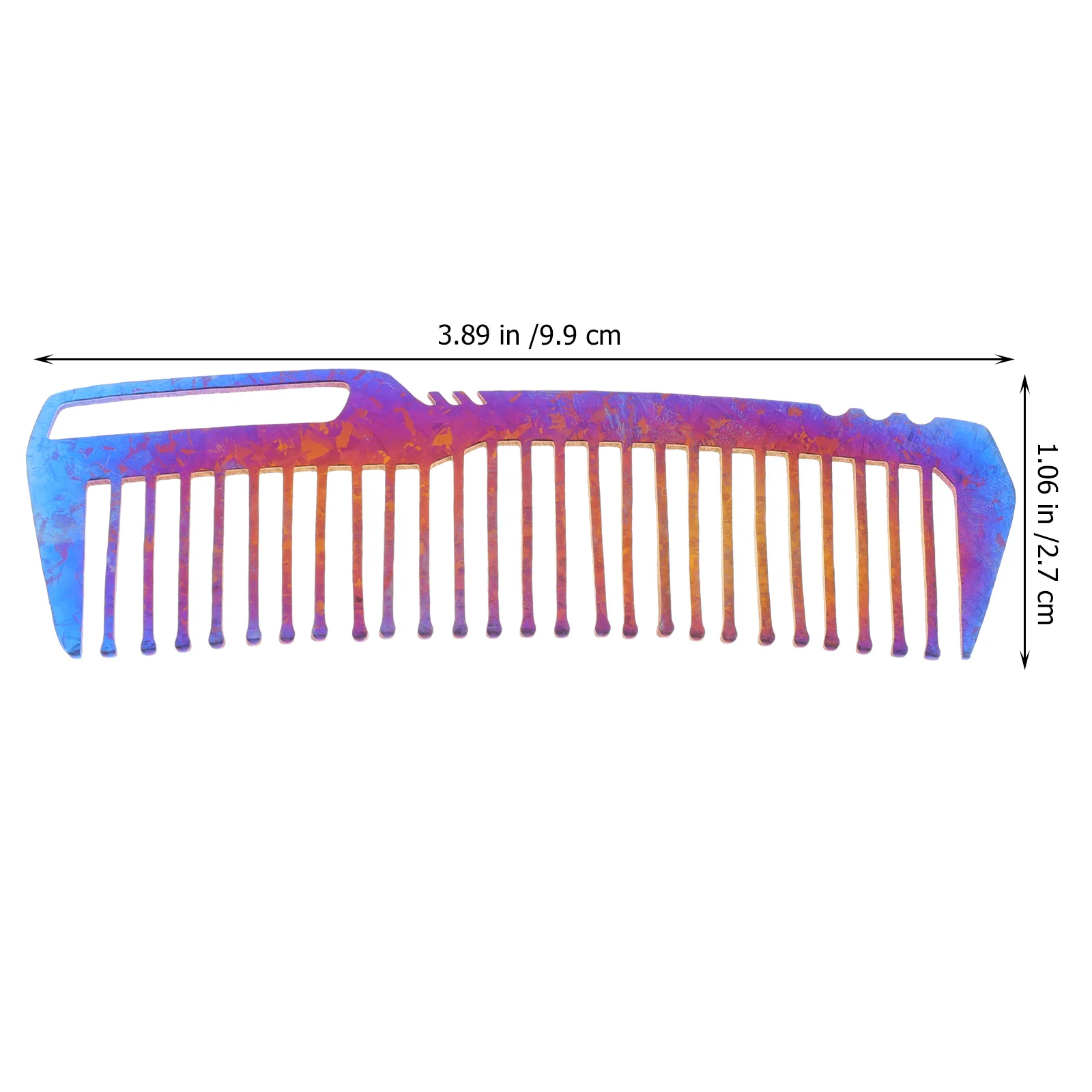 

Титановая антистатическая расческа для стрижки, профессиональная расческа для укладки салона, тонкие зубцы, широкий зазор, прочный, легко чистится, парикмахерские услуги