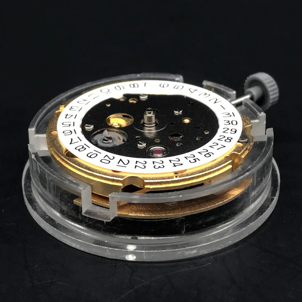 Japan Miyota 8215 Golden Automatic Mechanical Movement Modification Replacement Mechanism 21 Jewels 821A 8200