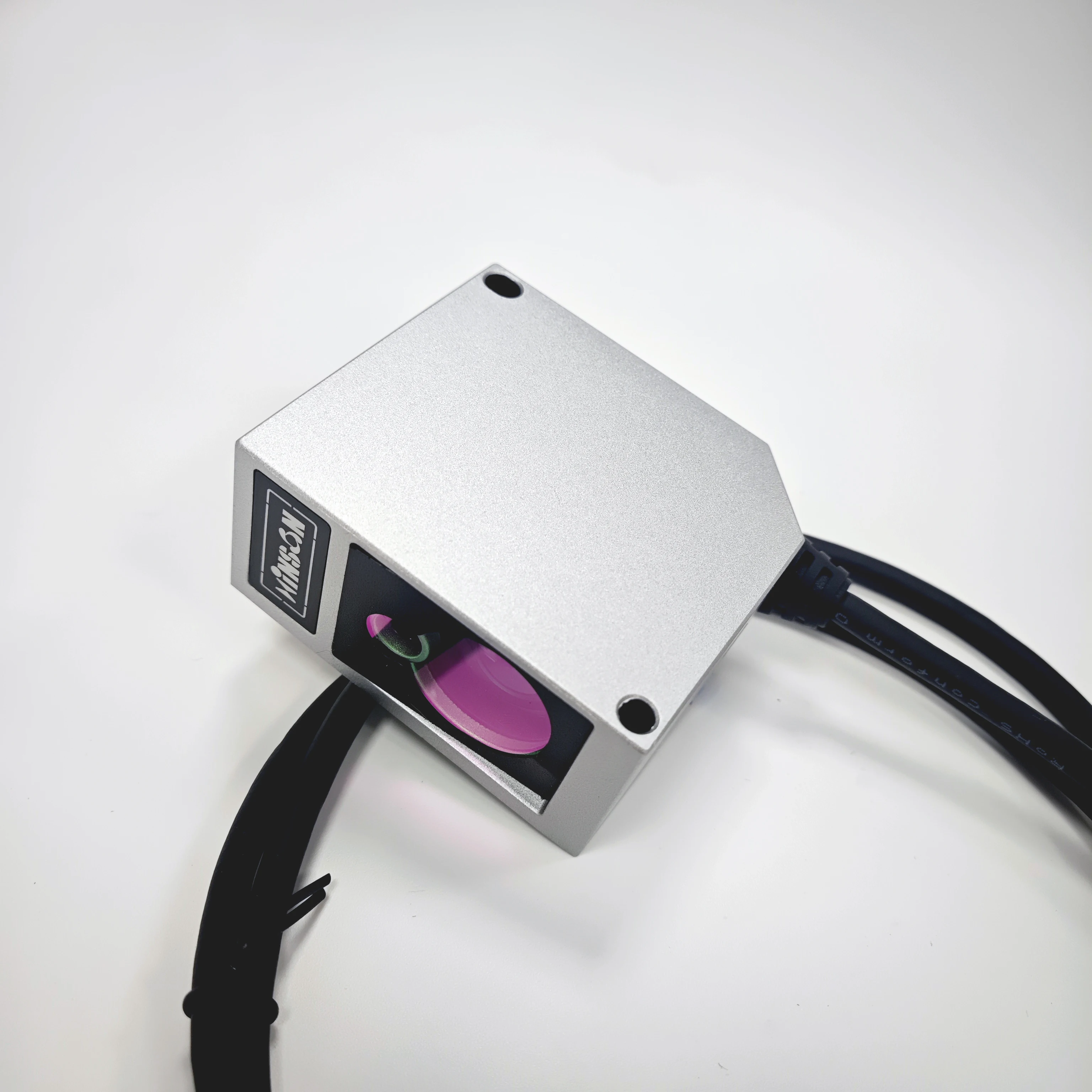 2026 DHR20-11000 10 Meter Laser Distance Sensor IP65 Aluminum Alloy Housing SSI/CANOpen/485Modbus Communication for Warehouse