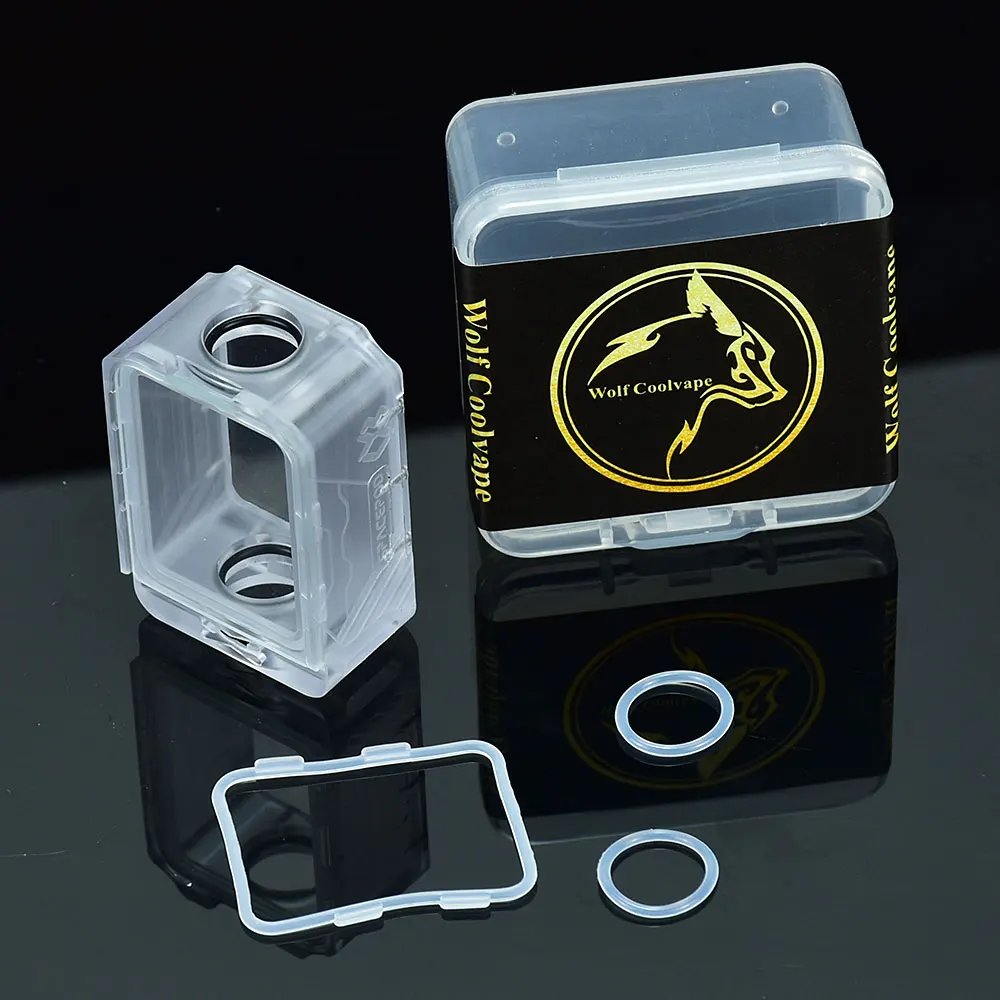 Wolfcoolvape Style Mission XV Space POD Boro TANK อะลูมินัมอัลลอย Boro TANK สำหรับ sxk bb/billet AIO BOX Mod Kit