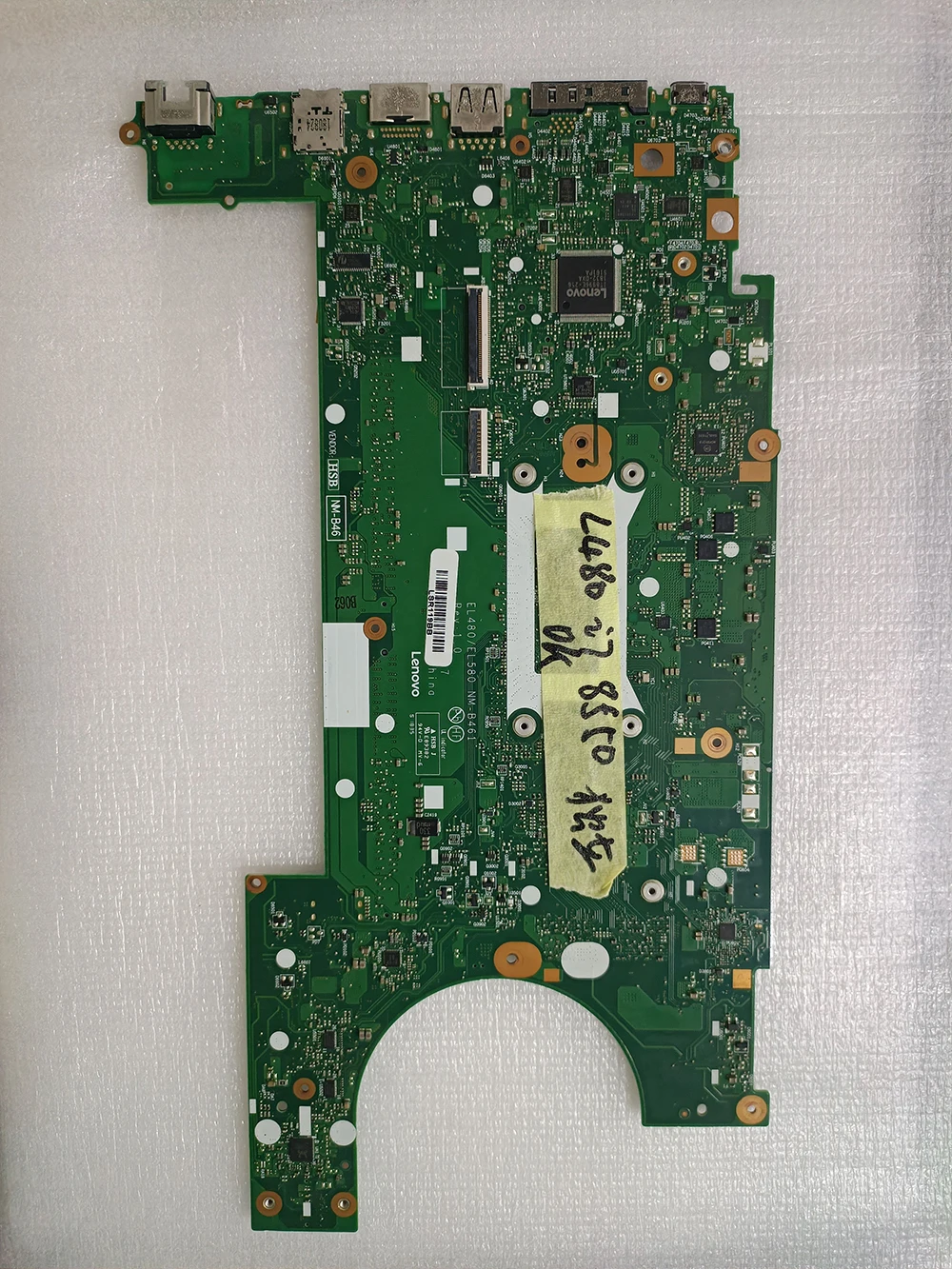 NM-B461 Mainboard for Thinkpad L580 L480 Laptop Motherboard with CPU I7-8550U 01LW367 100% Fully Tested