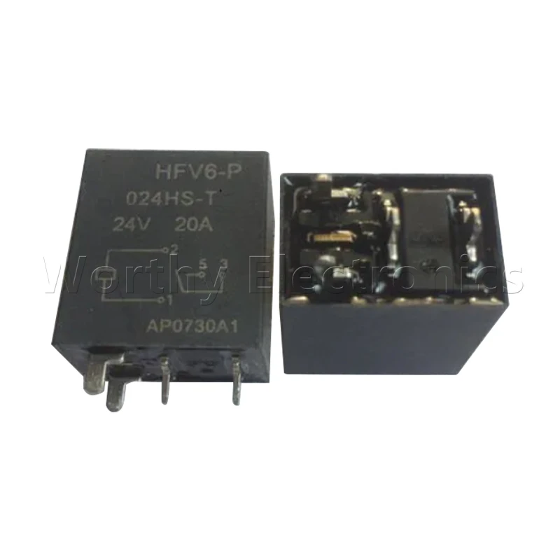 Free shipping 10pcs/lot relay 24VDC 20A 4PIN HFV6-P 024HS-T