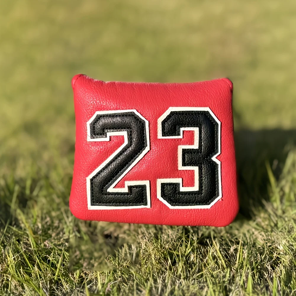 الماعز رقم. غطاء مضرب PU بنمط 23 مع إغلاق مغناطيسي، غطاء مضرب مقاوم للماء ومقاوم للاهتراء ومتين، ملحقات الجولف،