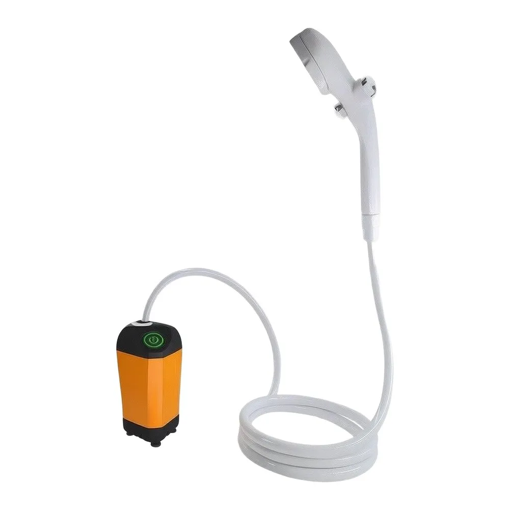 Electric Shower Head Portable Rechargeable 7800mAh Battery No Installation Required for Camping Hiking RV Travel