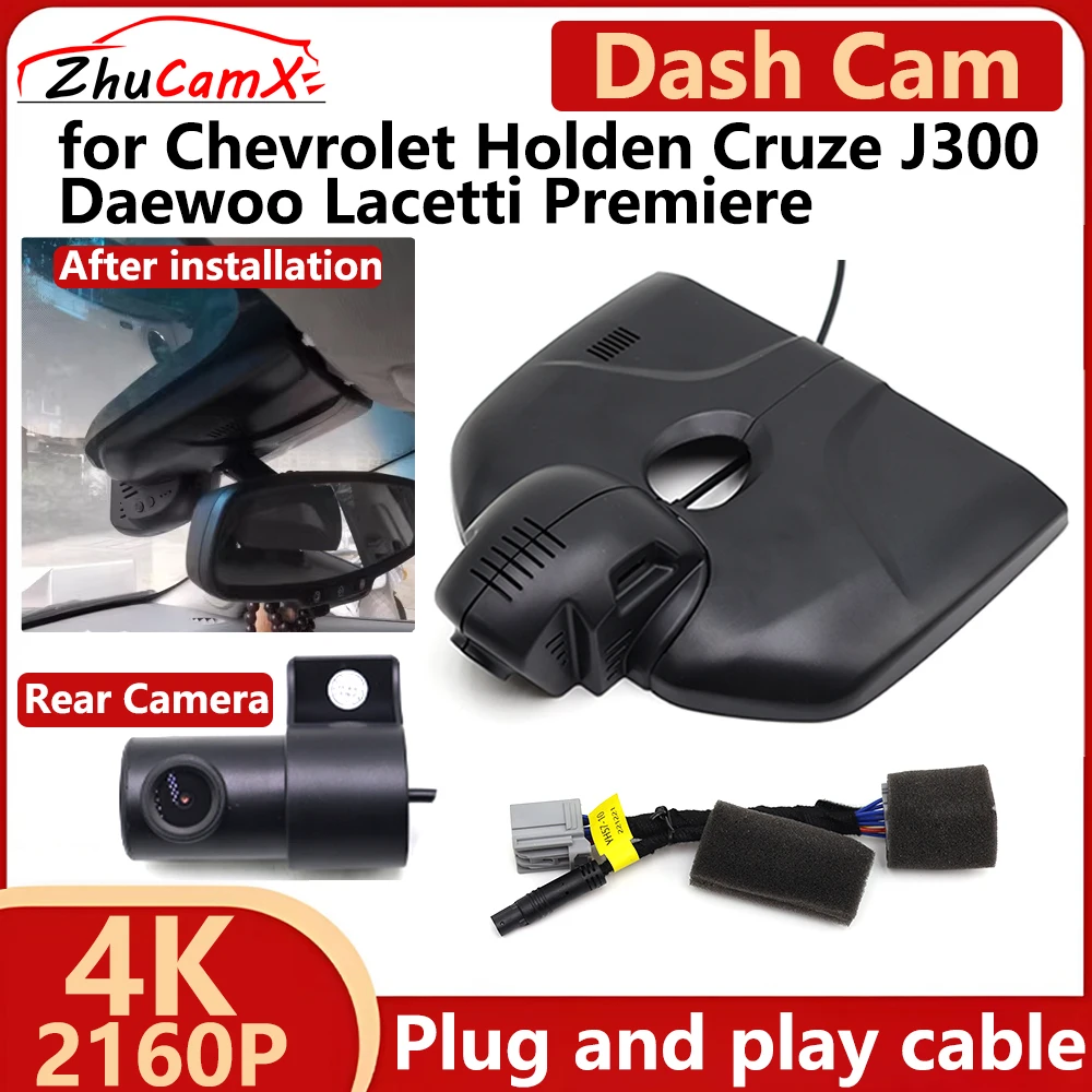 Für Chevrolet Holden Cruze J300 Daewoo Lacetti Premiere 4K 2160P Auto DVR Dash Cam Kamera Nachtsicht Recorder stecker und spielen