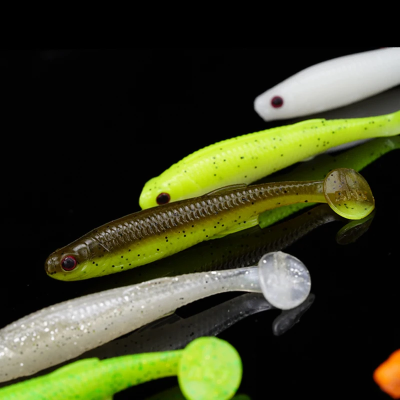FISHANT Fat Real Fish T-Tail Soft Bait 2.0/2.5/2.8 Inch Floating Lure for Wild Fishing Competitive Fishing Mandarin Fish Bass view 3