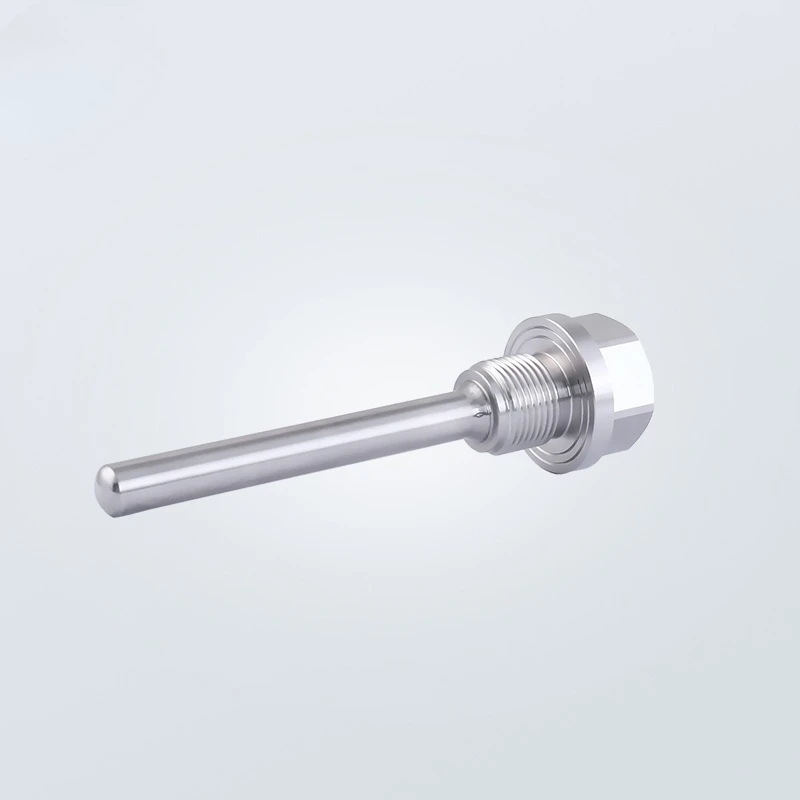 TG01 Probe Protective Sleeve, 304 Stainless Steel High Temp Resistant Sheath for Temperature Transmitter Sensor