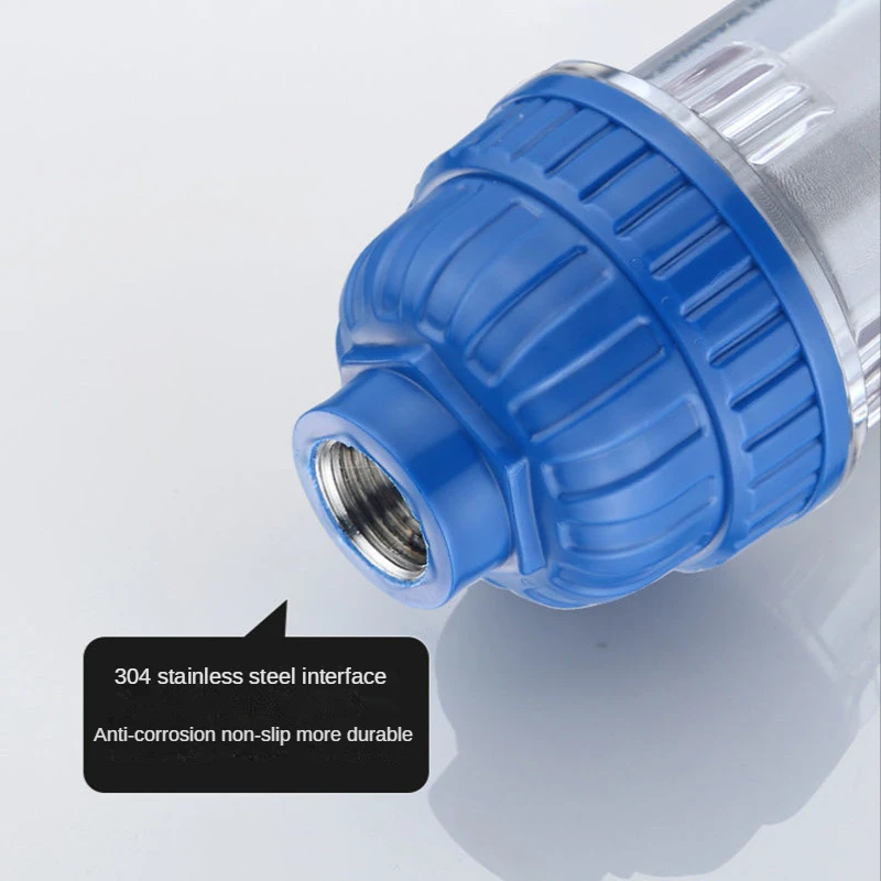 1/2นิ้วสแตนเลสสตีลที่ใช้ในครัวเรือน Pre Water Purification Filter Tap เครื่องทำน้ำอุ่นเครื่องซักผ้า Universal Anti-Scaling กรอง