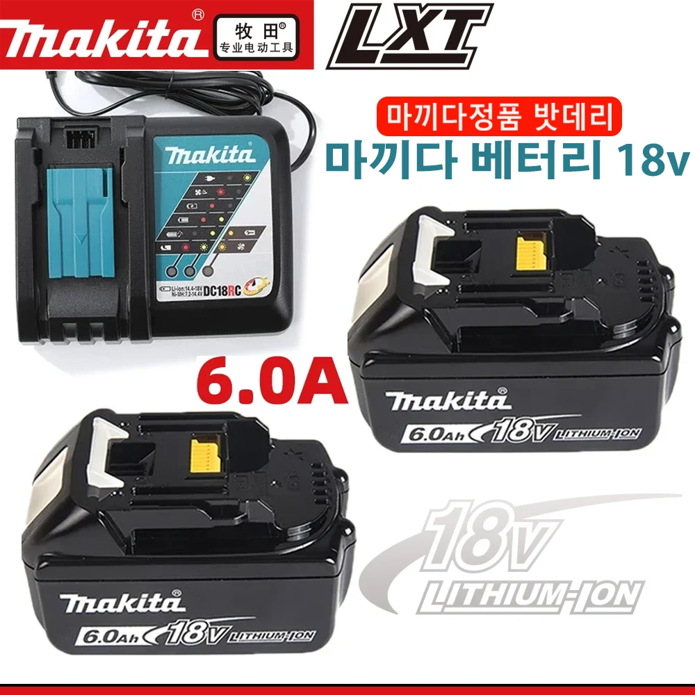 100% Genuine/Original Makita 18v battery bl1850b BL1850 bl1860 bl 1860 bl1830 bl1815 bl1840 LXT400 6.0Ah for makita tools drill