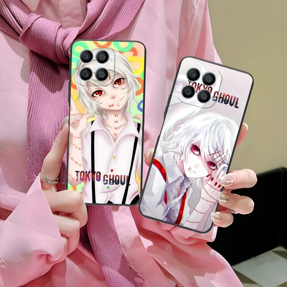 Tokyo Ghoul Juuzou Suzuya Mobile Phone Case for Huawei Honor 90 80 70 60 50 30 20 10 9 8 7 Pro S SE Lite 5G Black Cover Shell