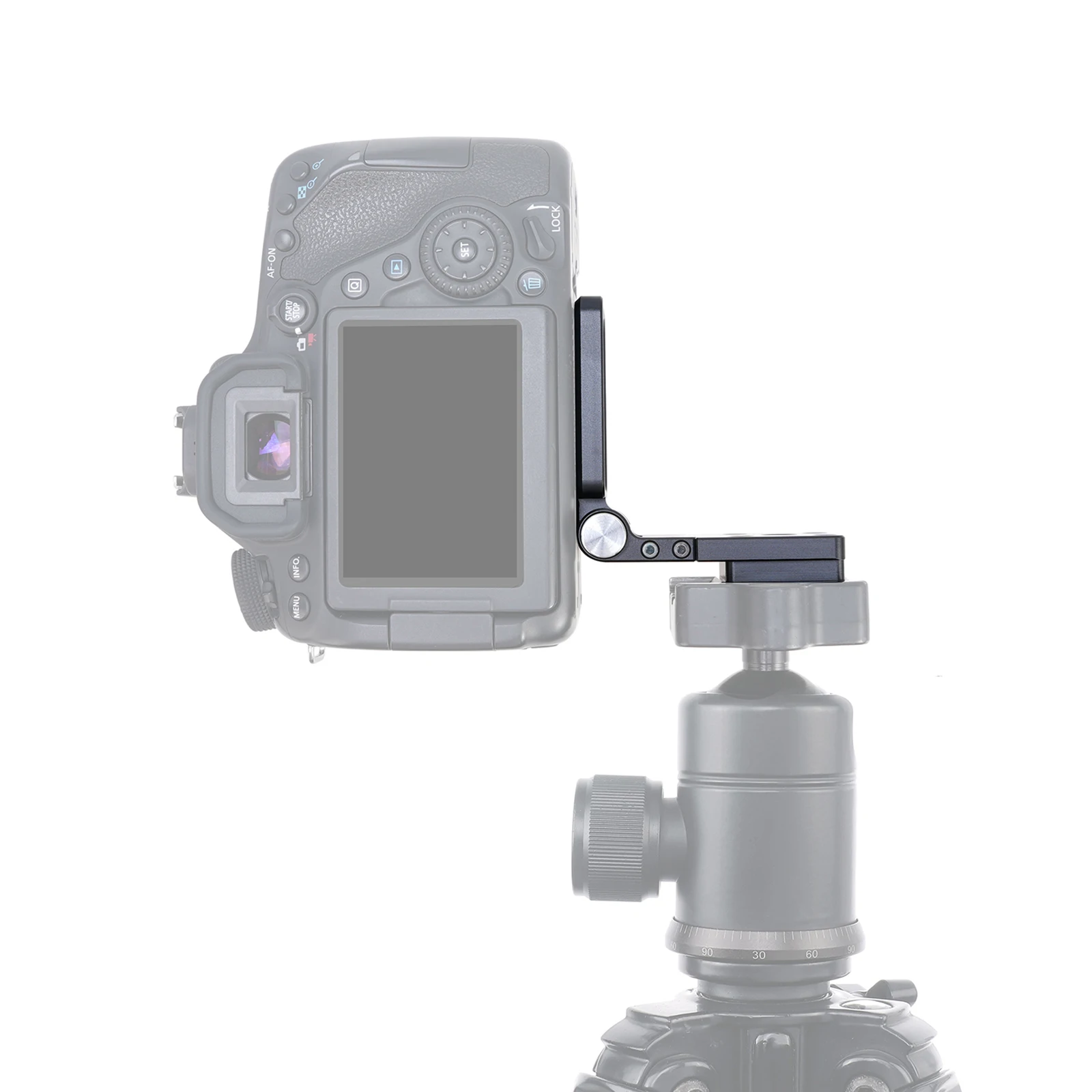 DSLR Camera Folding L Bracket Vertical Horizontal Switching Camera Mount Quick Release Plate for Arca Swiss for Tripod Gimbal