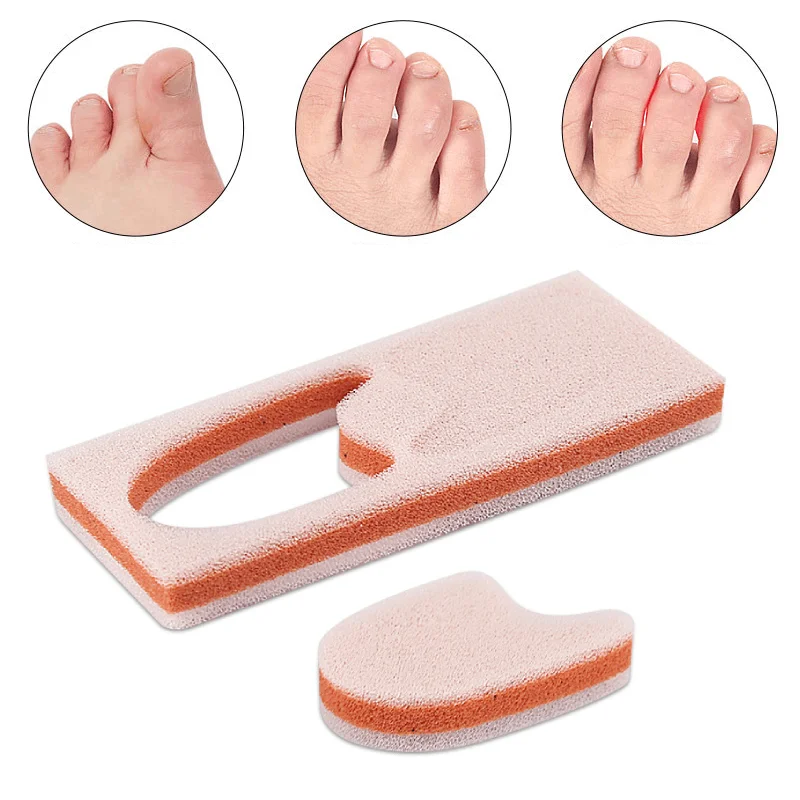

1/2/3/4/5Pairs Foam Sponge Toe Separator Bunion Corrector Bunion Corrector Overlapping Toe Spacers for Hallux Bunion Pain Relief