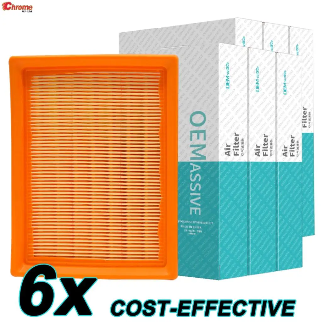 6PC 030198620 Car Accessories Engine Intake Air Filter For SEAT AROSA IBIZA Ⅲ CORDOBA VW Volkswagen LUPO CADDY Ⅱ POLO 1.0L 1.4L