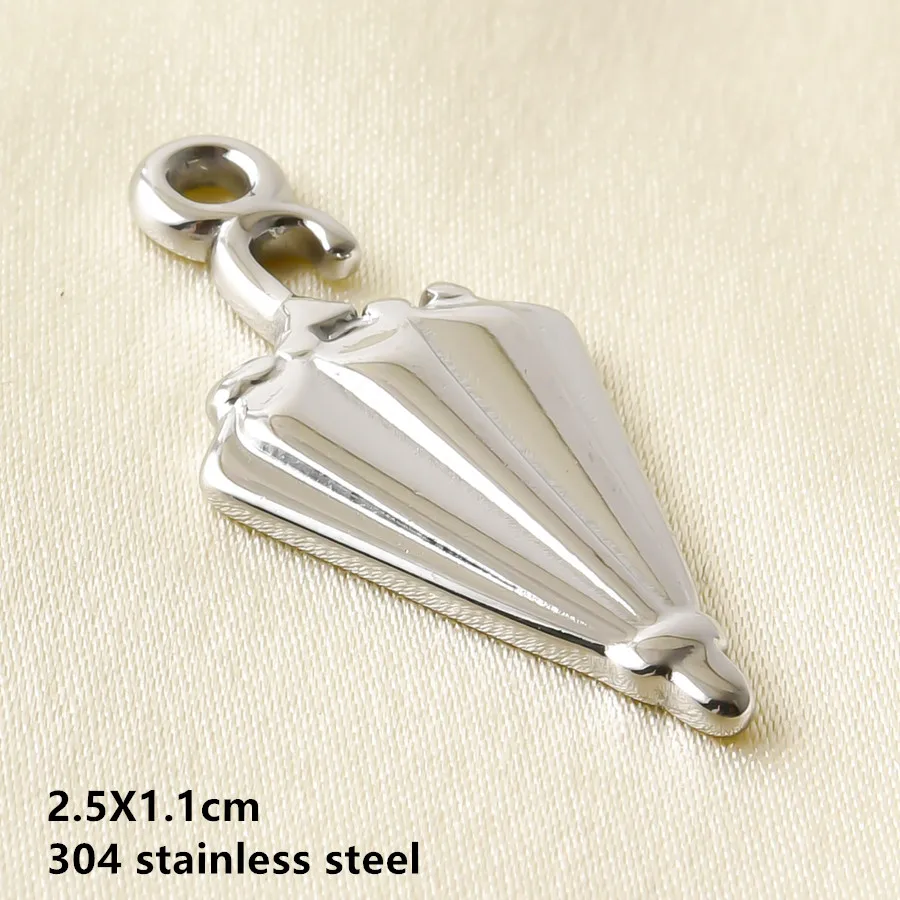 5 Stück Edelstahl-Kamm- und Scherenanhänger für Schmuckherstellung, anlaufgeschützt, DIY-Metallanhänger für Ohrringe und Taschen-Dekoration – Detail 22