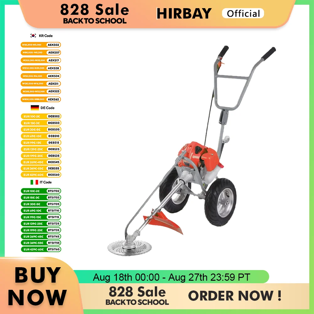 New 2-Stroke Engine Grass Trimmer Lawn Mower Brushcutter Garden Tool 4 In 1 Multifunction Orchard Loosening Ditching