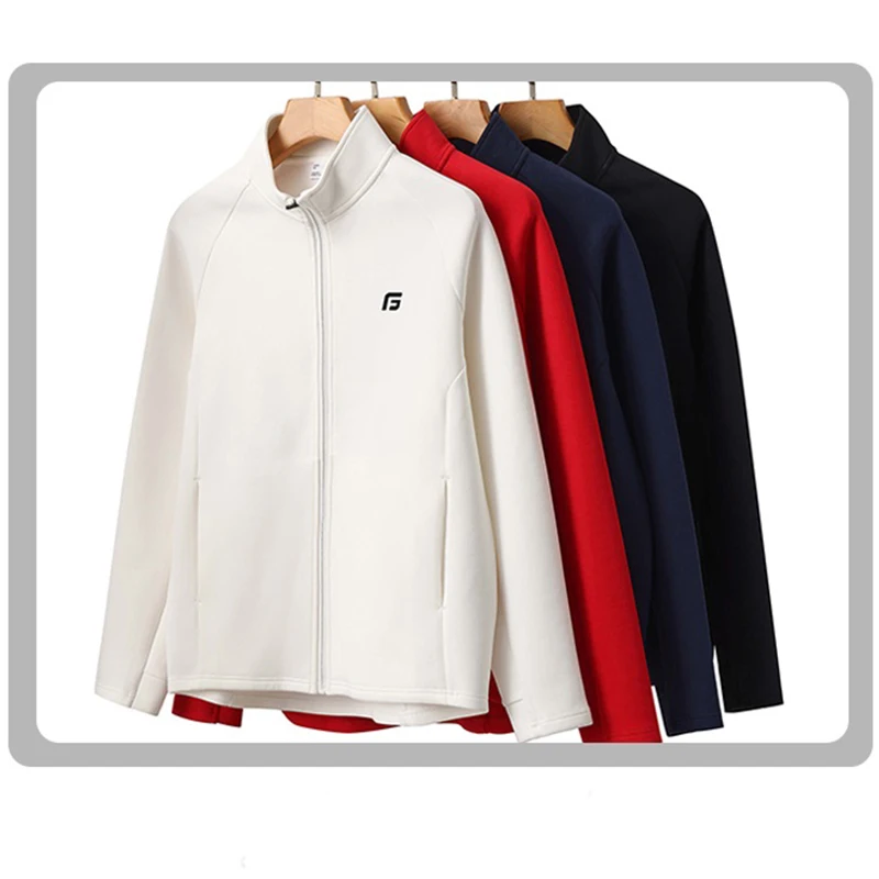 

2025 Golfist, осенне-зимнее новое пальто для гольфа, мужская утепленная куртка для гольфа с длинными рукавами, ветрозащитная спортивная куртка с воротником-стойкой